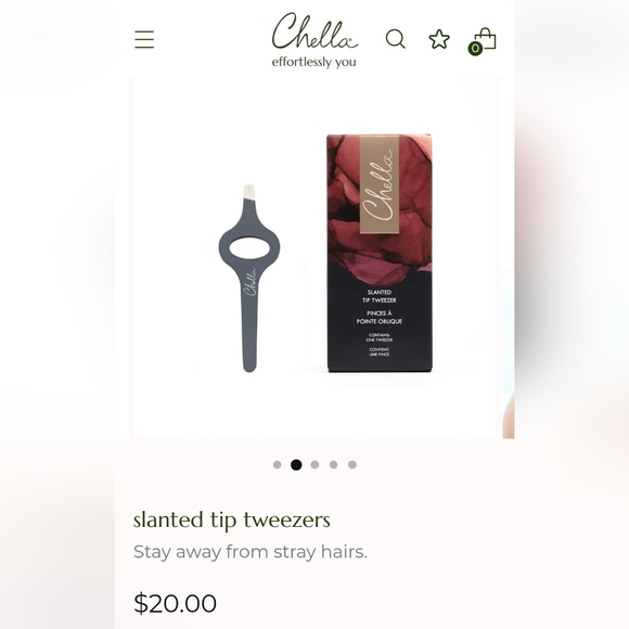 Chella Eyebrow Bundle:Tweezers, Eyelash Conditioner, Eyebrow Scissors Lip Crayon - Picture 5 of 16